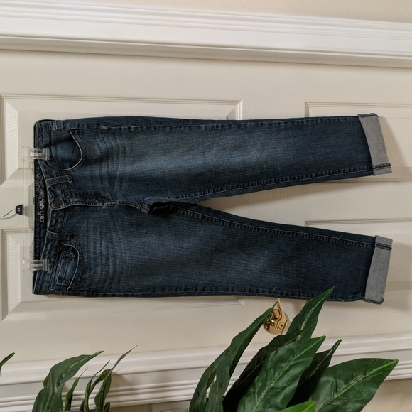 Refuge Junior's Cuffed Straight Leg Jeans Size 11 - Picture 1 of 11